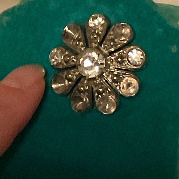 Exquisite 1950’s Aqua Velvet midi flare party dress - Picture 9 of 16